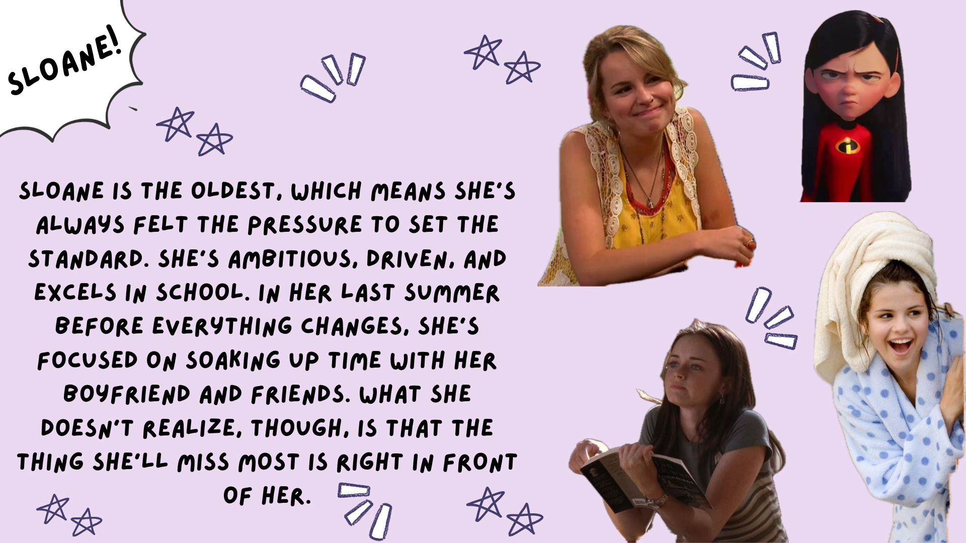 Sloane character card